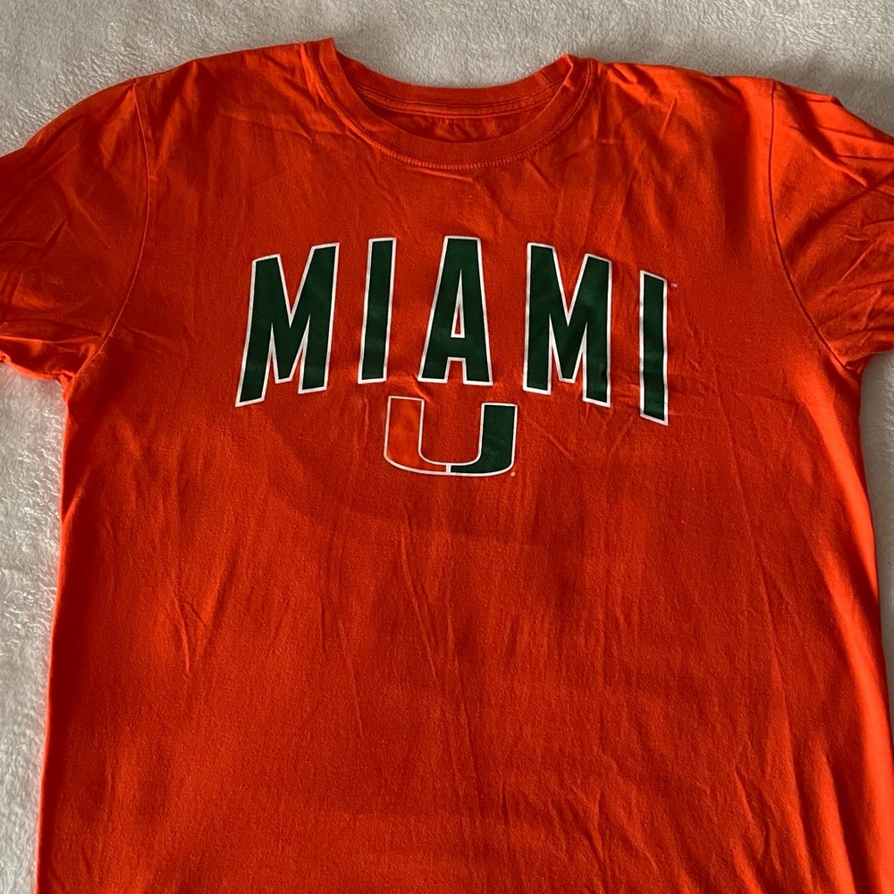 Miami Hurricanes Fanatics Orange Tee